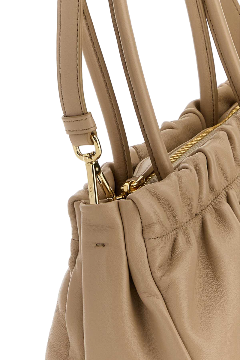 Prada Mano Shoulder Bag — Beige