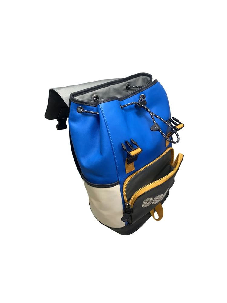 Coach Track Backpack — Multicolor Coated Canvas