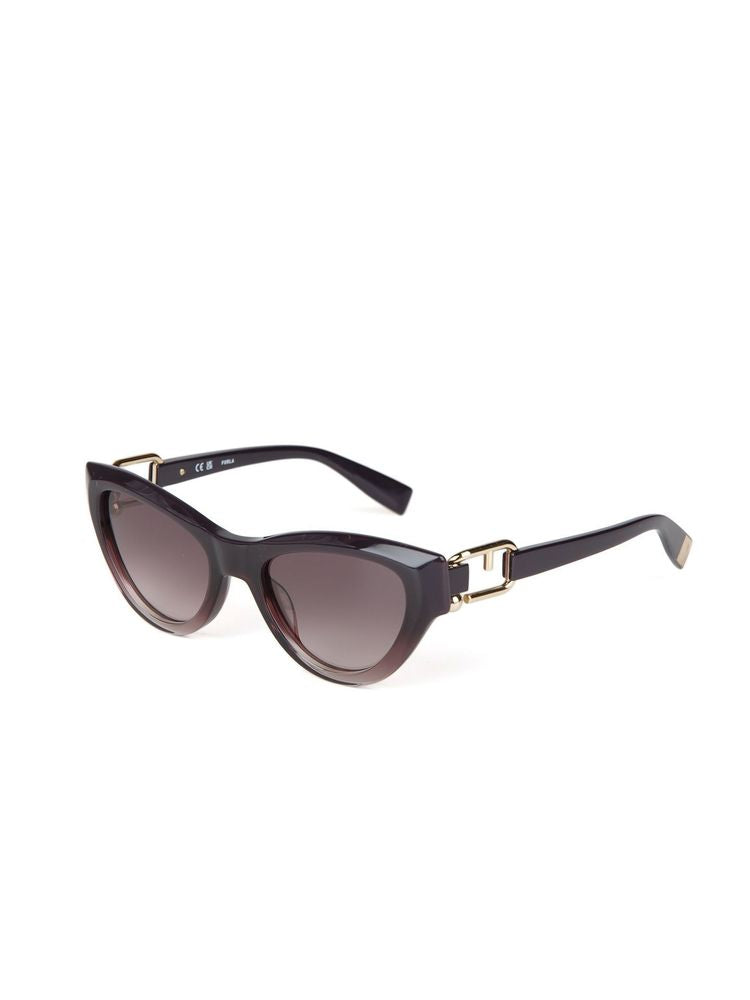 Furla Sfu982 Gradient Acetate Cat-Eye Sunglasses — Purple