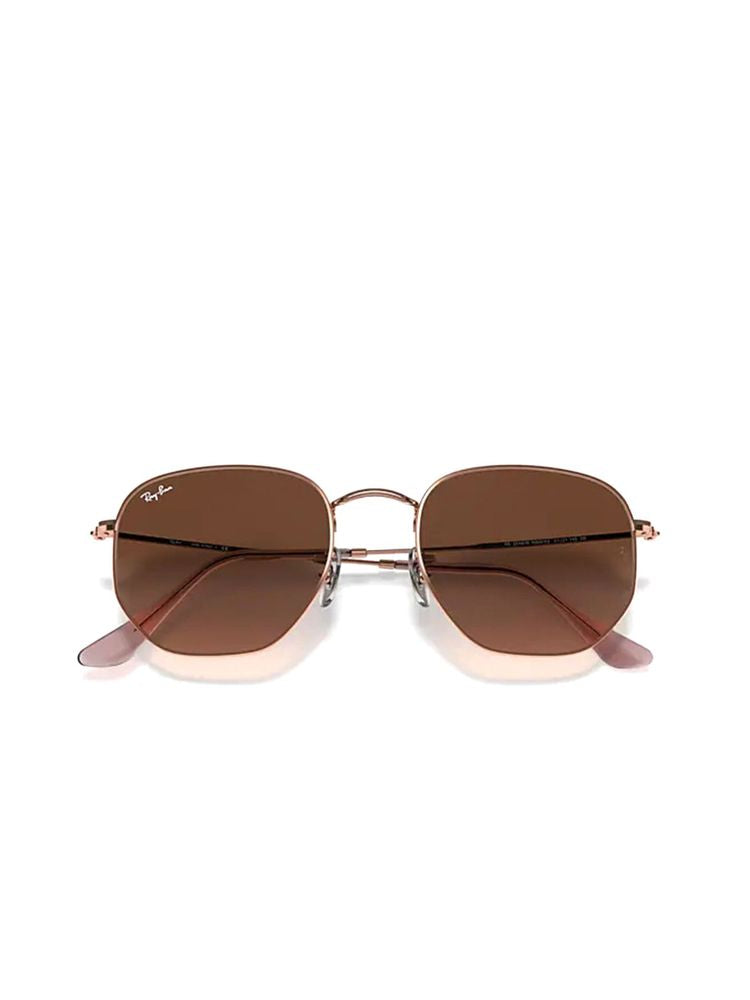 Ray-Ban 0rb3548n Brown Gradient Metal Sunglasses —