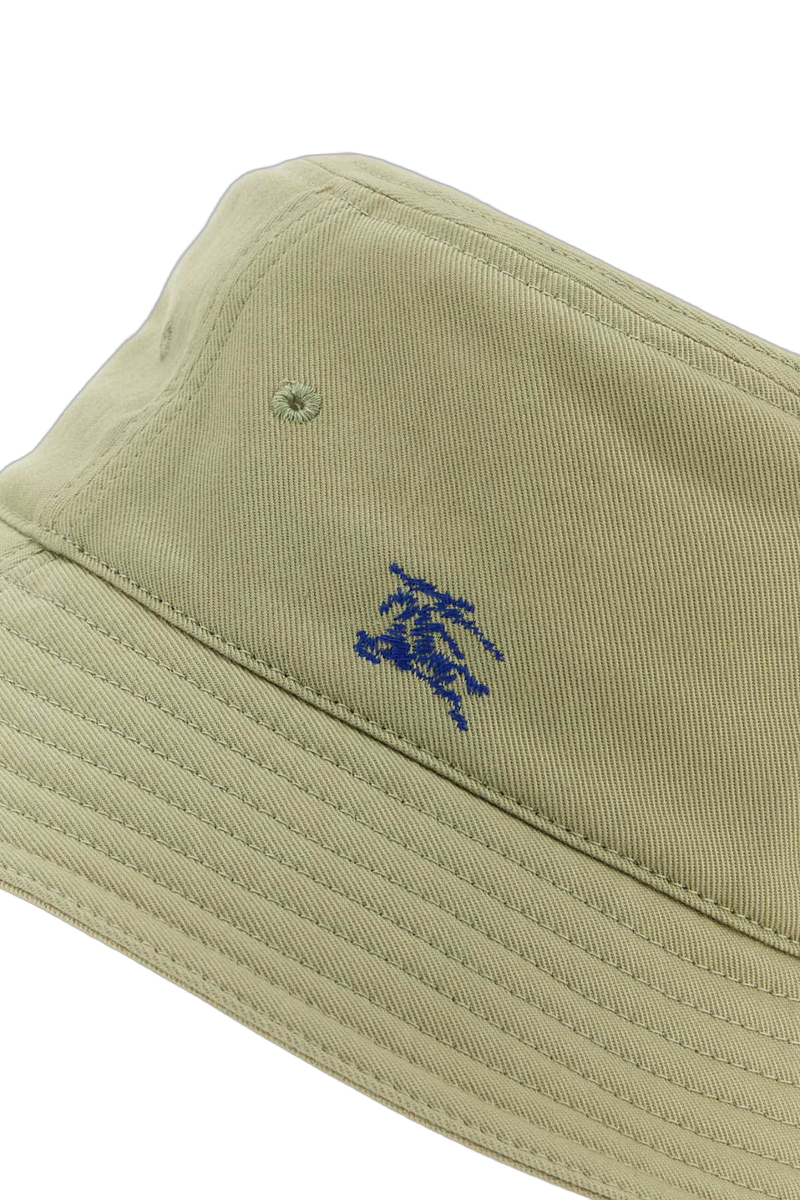 Burberry 8079493 Cotton Bucket Hat — Green Exterior