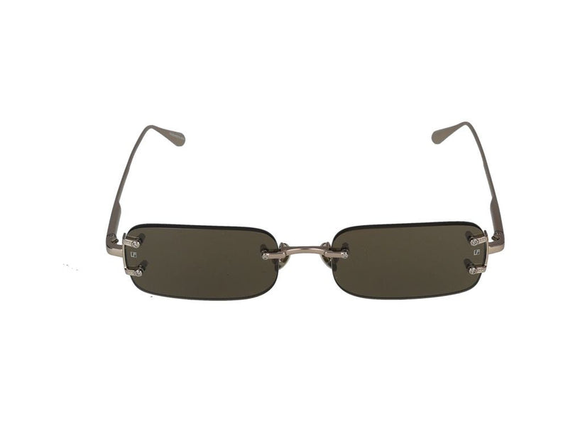 Linda Farrow Lfl1131 Sunglasses — Gold Titanium