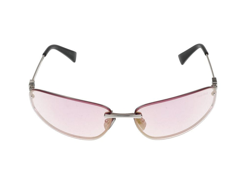 Miu Miu 0mu Metal Frame Sunglasses — Pink