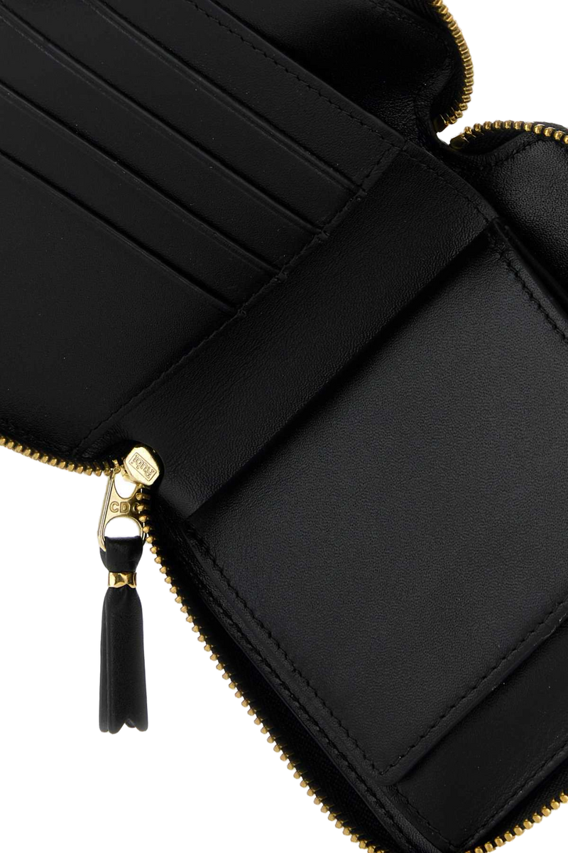 Comme Des Garçons Logotype Wallet — Black
