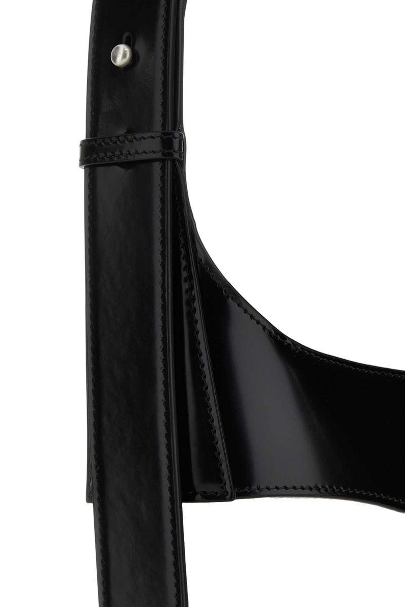 Ferragamo Neroowhite Shoulder Bag — Black