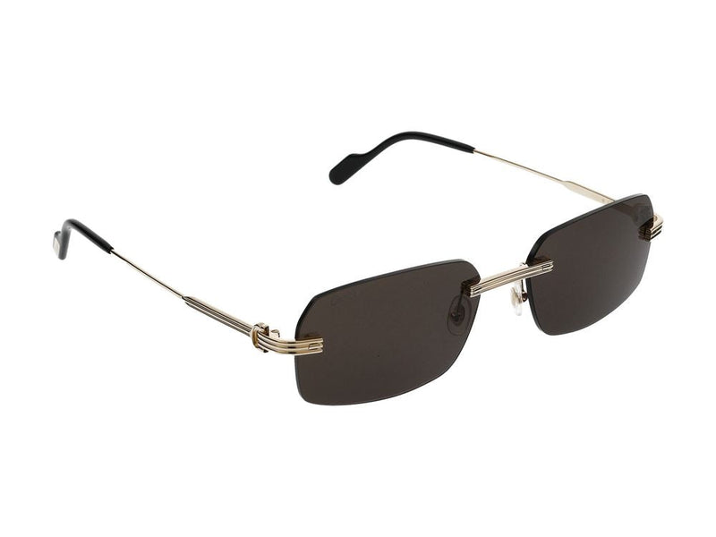 Cartier Ct0271s Gold Metal Sunglasses —