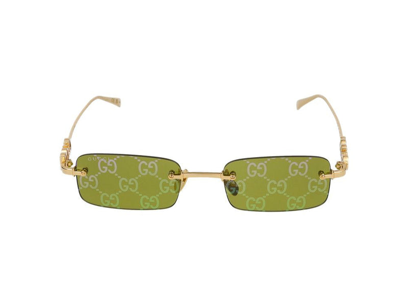 Gucci Gg1808s Sunglasses — Green Metal