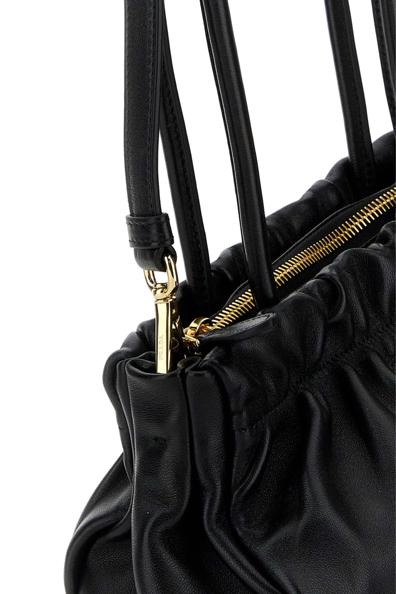 Prada Mano Shoulder Bag — Black