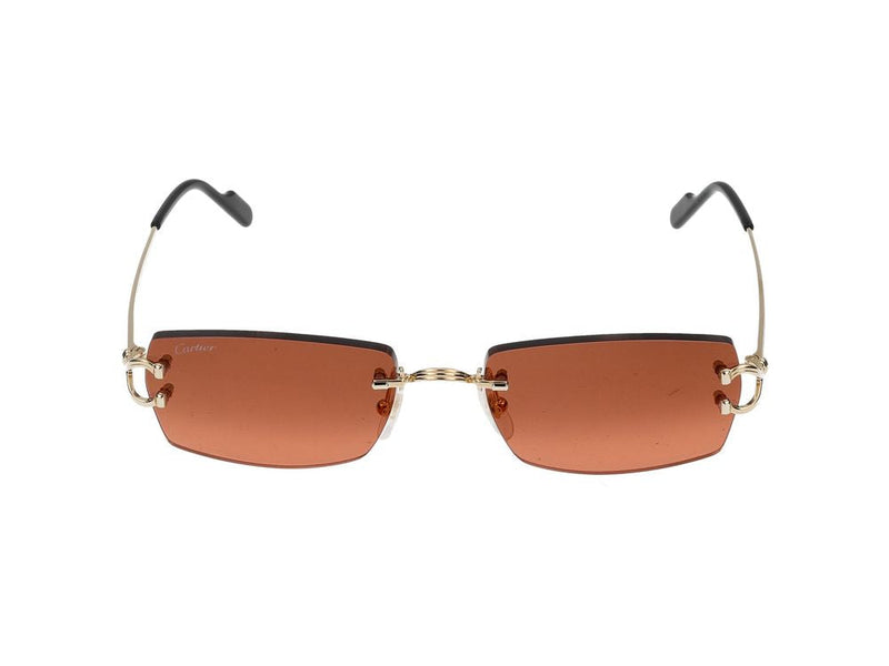 Cartier Ct0550s Sunglasses — Gold Metal