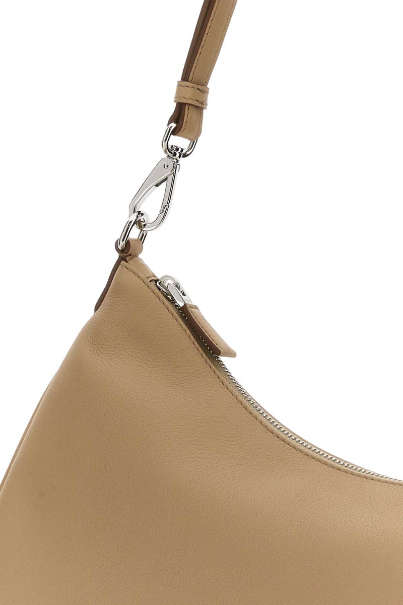 Prada Fold Shoulder Bag — Beige