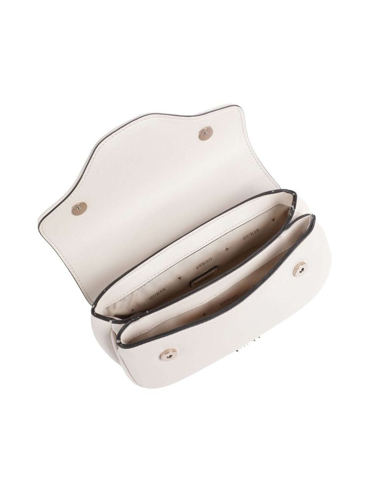 Guess Crossbody Bag — White Polyurethane