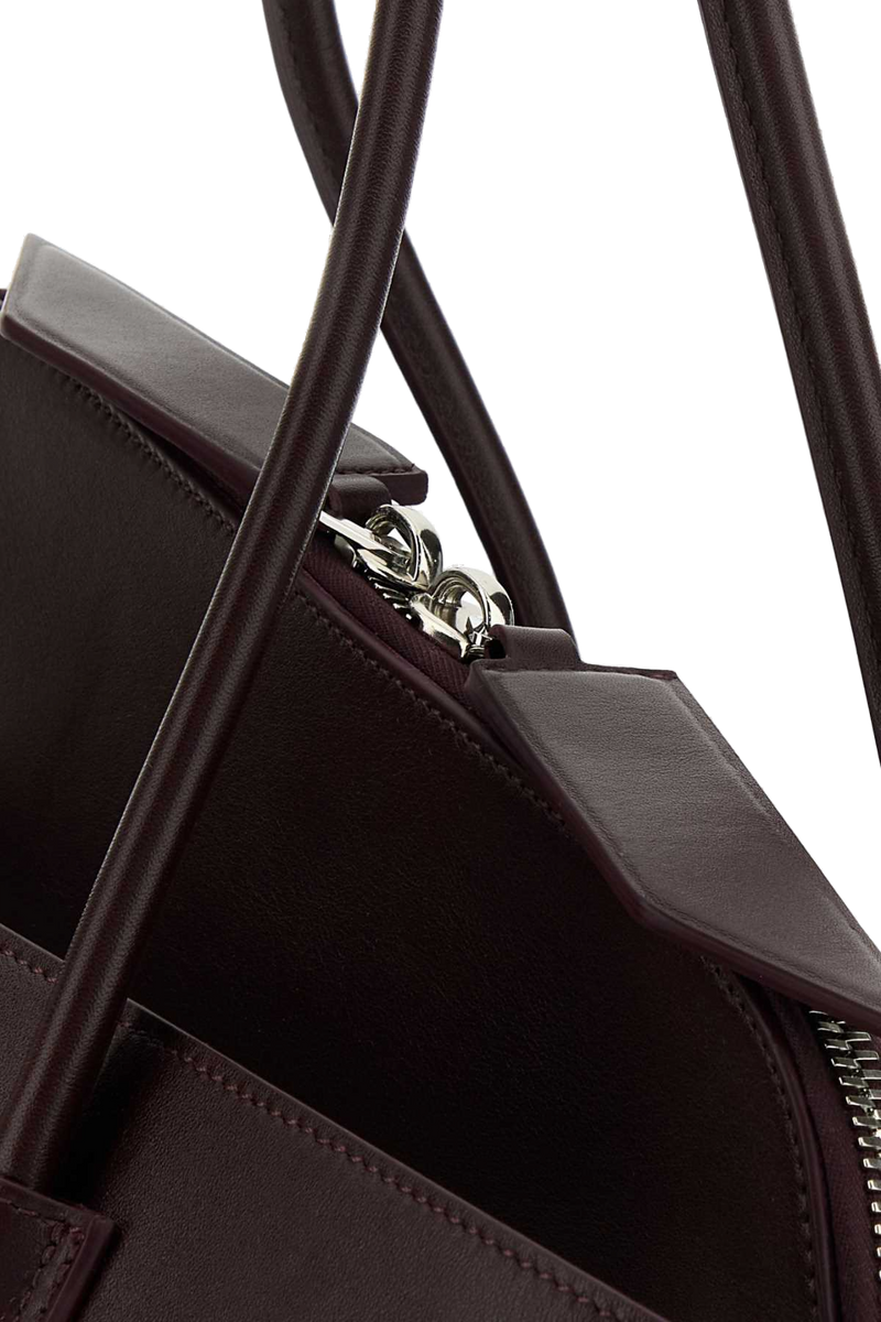 The Attico Passeggiata Shoulder Bag — Burgundy