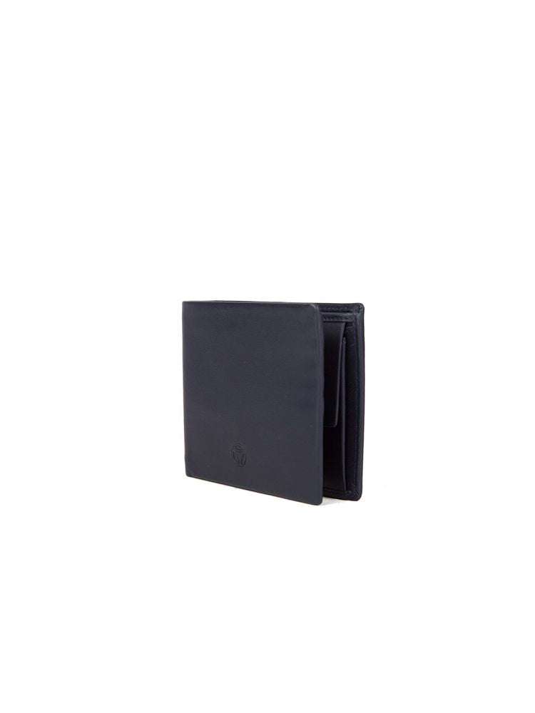 Momo Design Leather Wallet — Navy