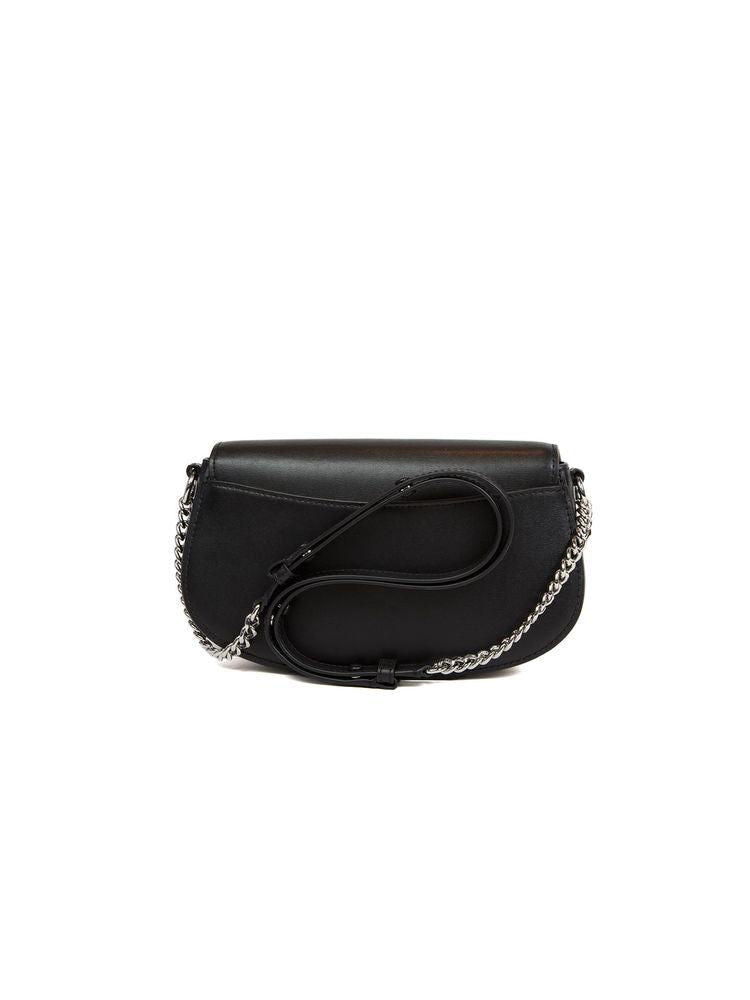 Michael Kors Crossbody Bag — Black Leather | Trim: Polyurethane