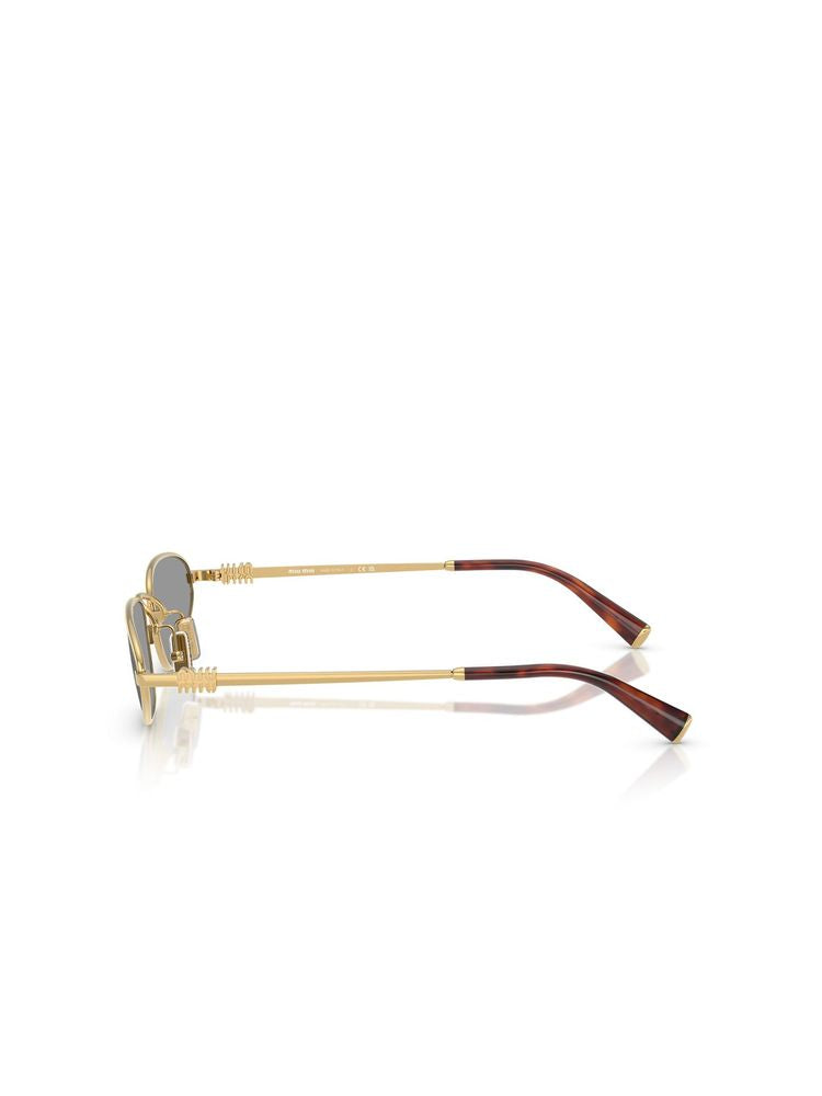 Miu Miu A52s Sunglasses — Gold Metal