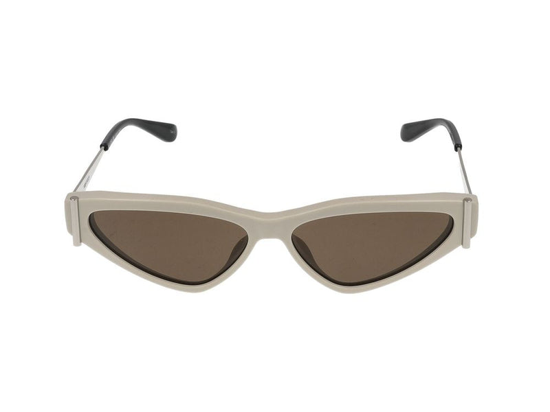 Alexander Mcqueen Am0493s Sunglasses — White Acetate
