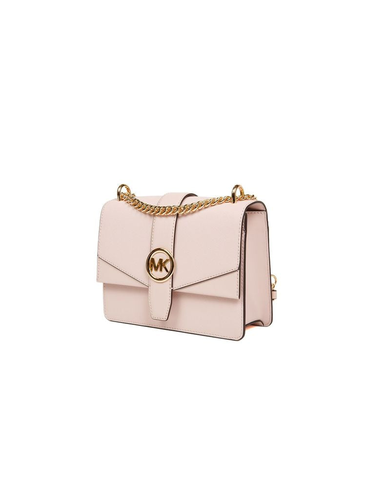 Michael Kors Greenwich Crossbody Bag — Pink Leather