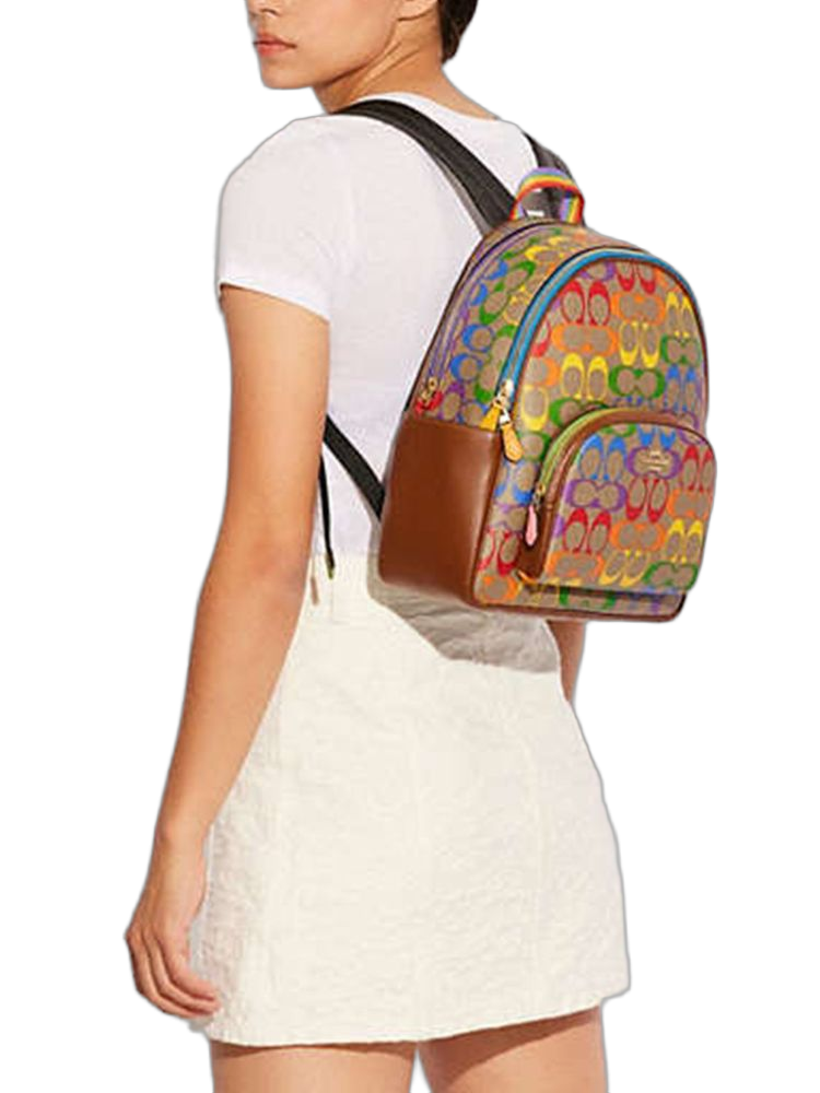 Coach Court Backpack — Multicolor