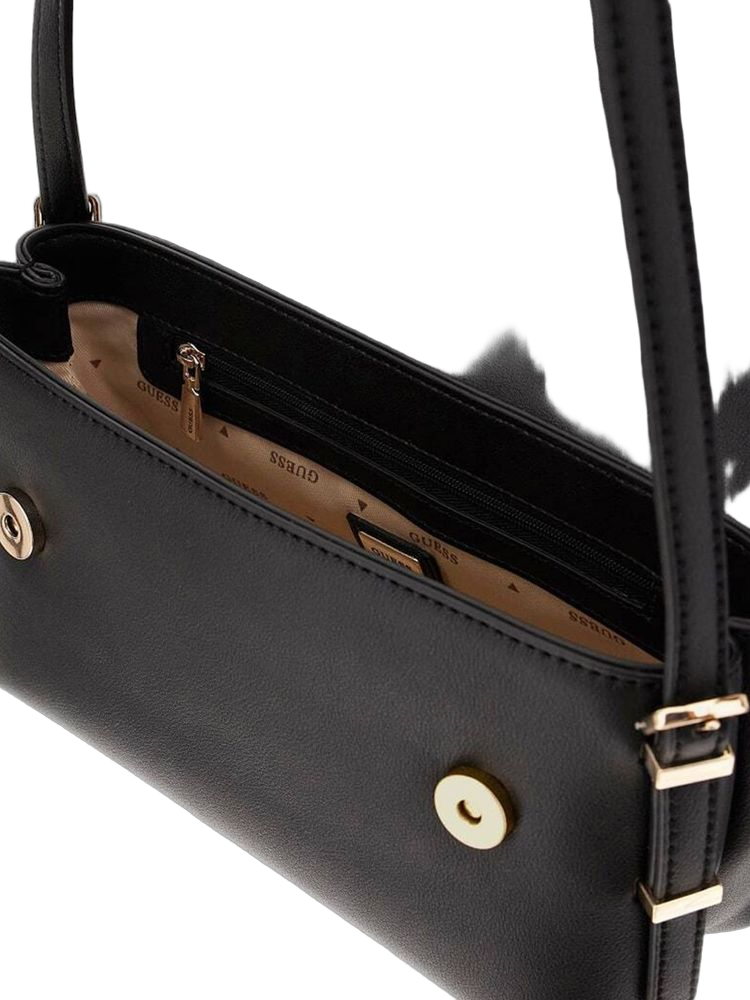 Guess Shoulder Bag — Black Polyurethane