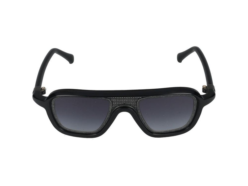 Yohji Yamamoto Sun502 Sunglasses — Black Acetato