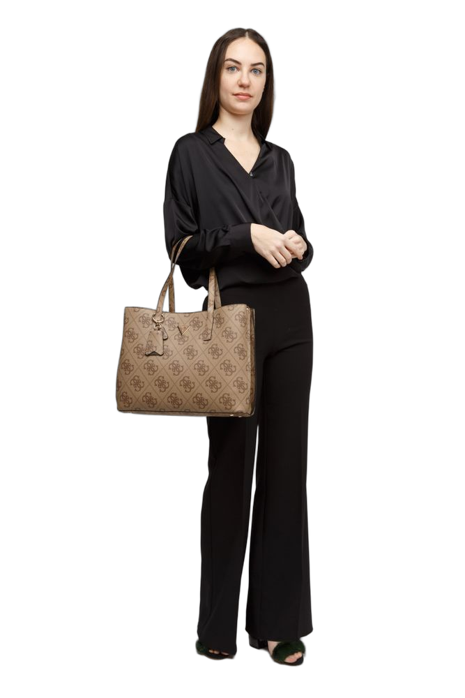 Guess Tote Bag — Beige Polyurethane