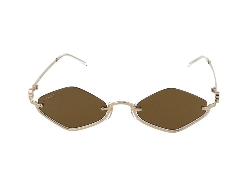 Gucci Gg1604s Sunglasses — Gold Metal