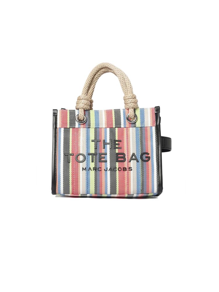Marc Jacobs Striped Pvc Tote Bag — Multicolor