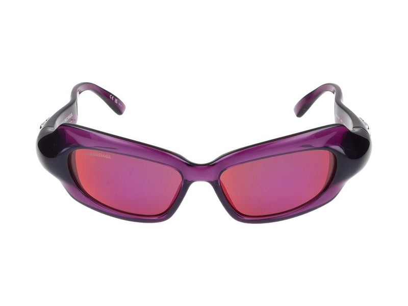 Balenciaga Bb0354s Injected Acetate Sunglasses — Violet