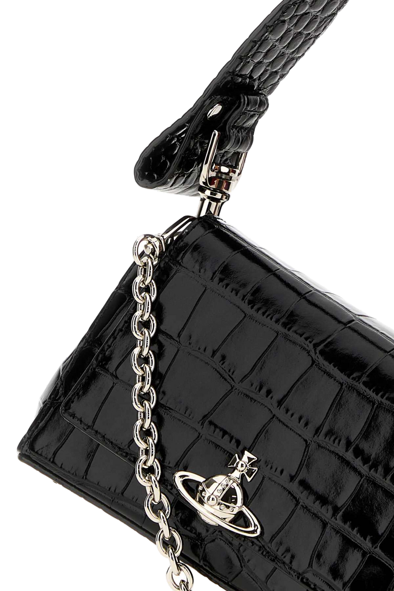 Vivienne Westwood Hazel Small Shoulder Bag — Black
