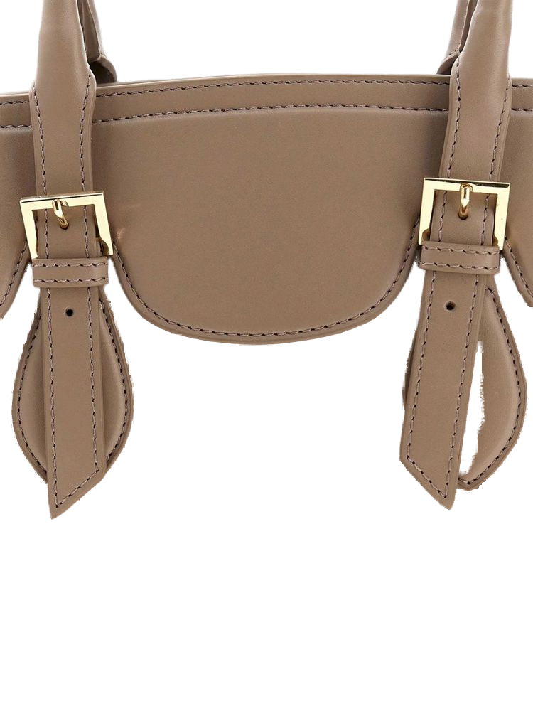 Guess Sofia Shoulder Bag — Taupe Cow Leather
