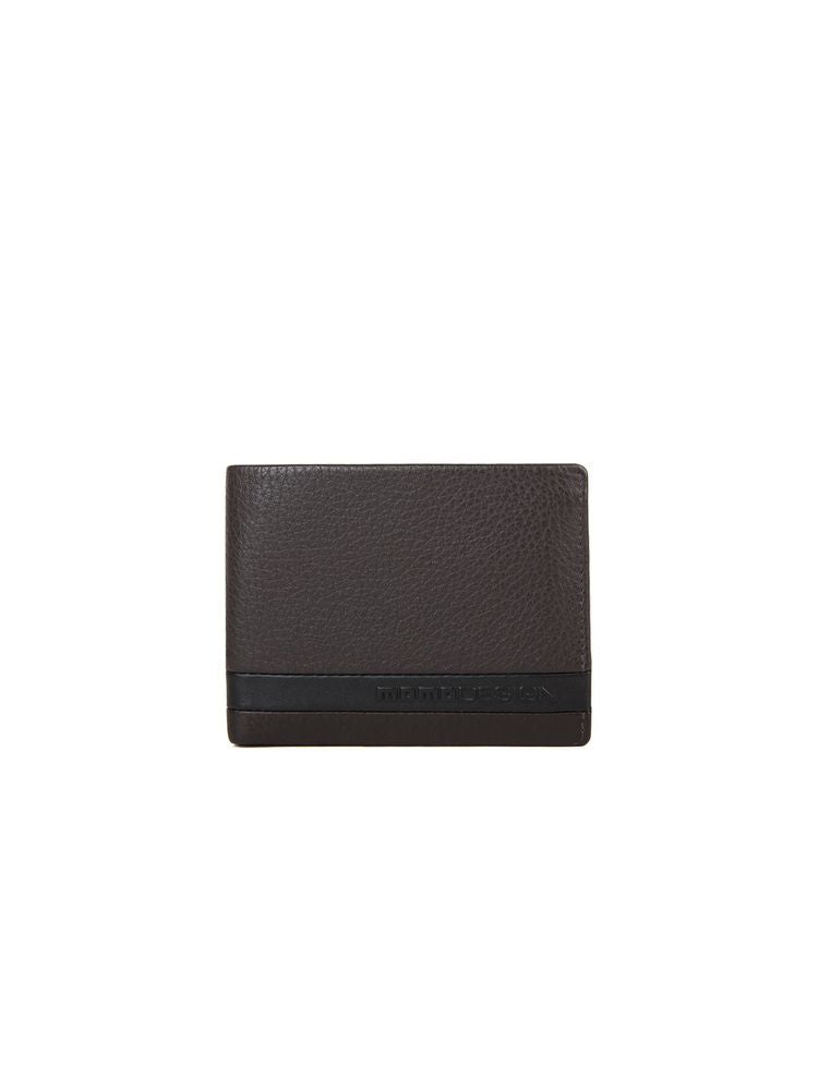 Momo Design Bifold Leather Wallet — Coffee-Black Coffee/black Polyurethane