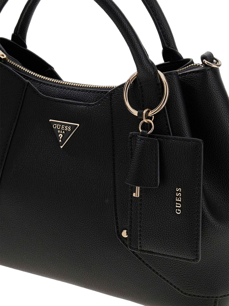 Guess Shoulder Bag — Black Polyurethane