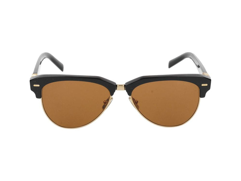 Miu Miu 0mu Clubmaster Acetate Sunglasses — Black