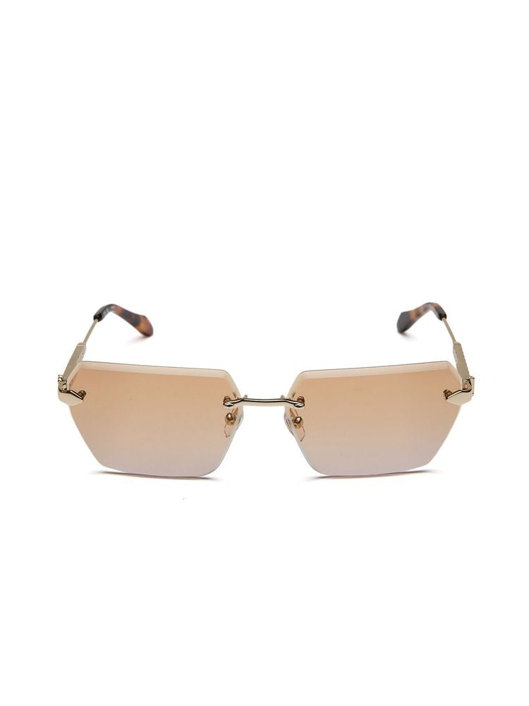 Just Cavalli Sjc110 Rose Gold Metal Sunglasses —