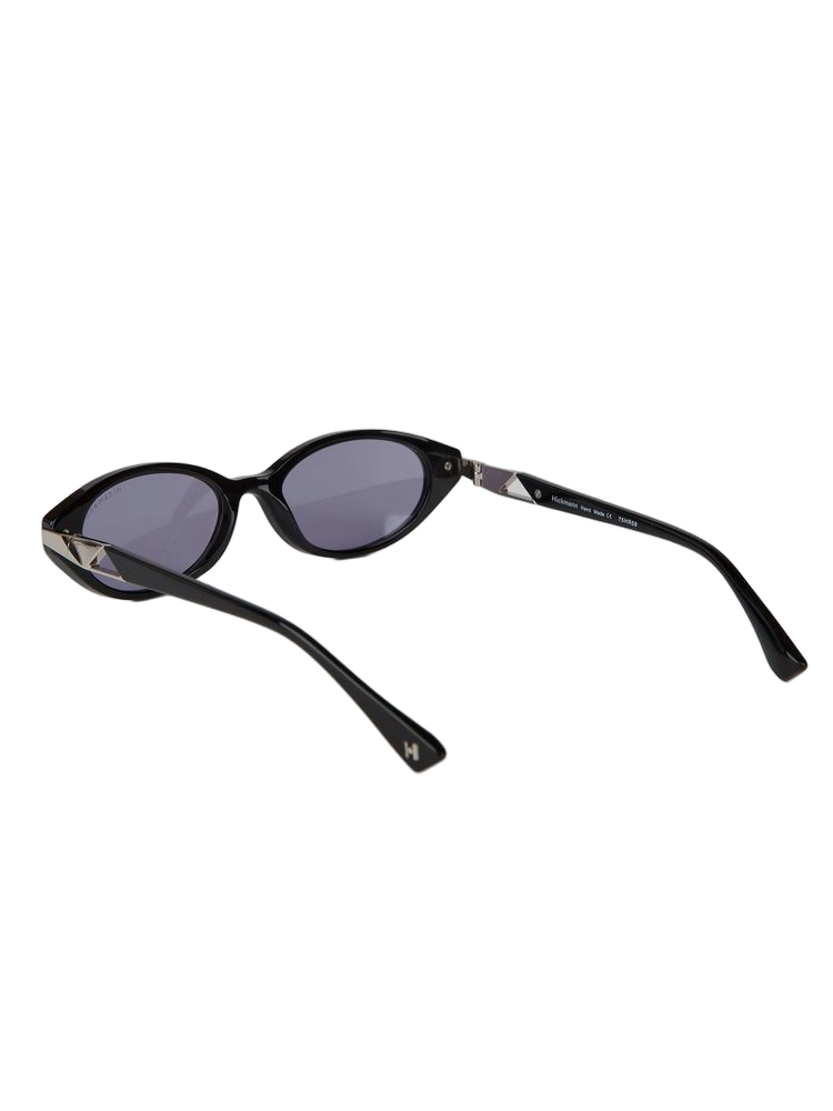 Hickmann Hi9301 Purple-Tinted Acetate Sunglasses — Black