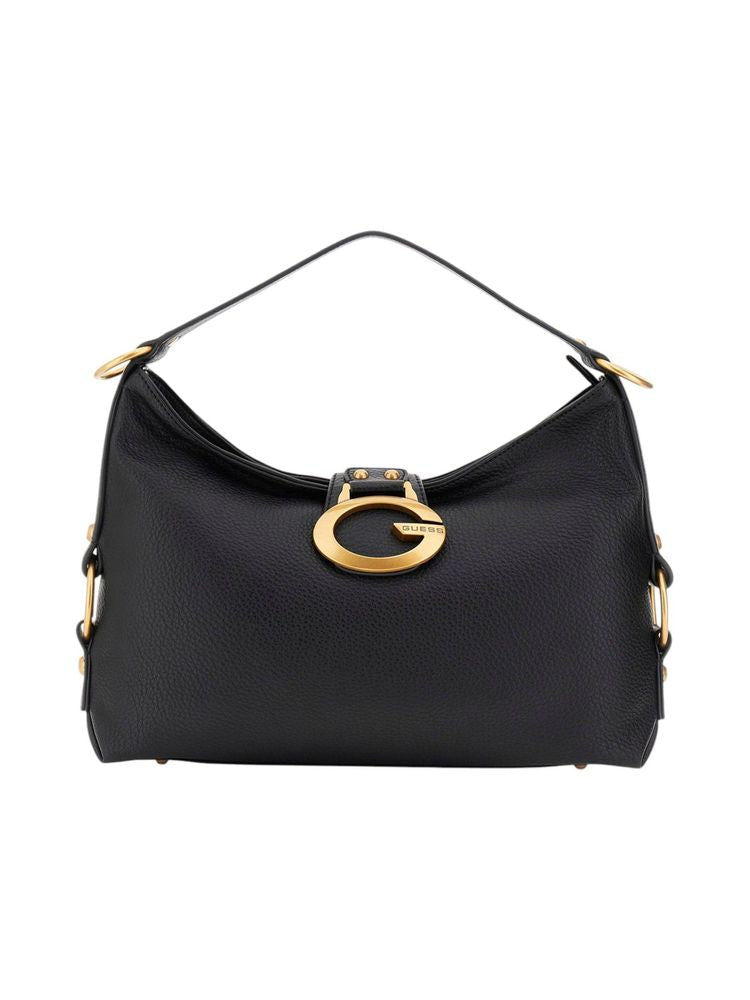 Guess Shoulder Bag — Black Polyurethane