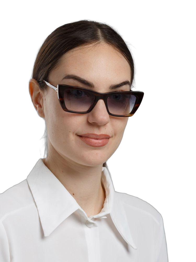 Ana Hickmann Ah9517 Tortoiseshell Acetate Sunglasses — Brown