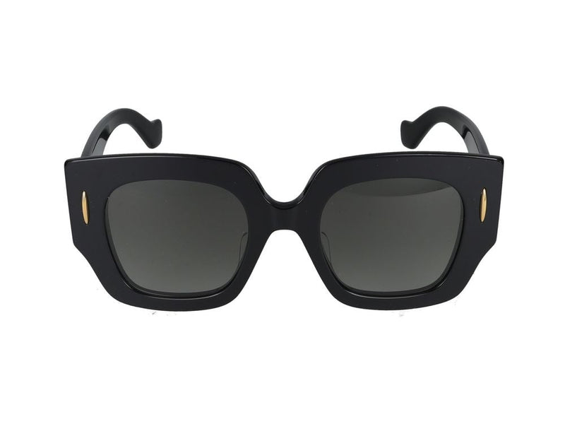 Loewe Lw40129u Oversized Squared Frame Sunglasses — Black Standard