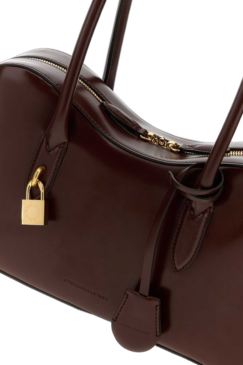 Stella Mccartney Curved Silhouette Shoulder Bag — Brown