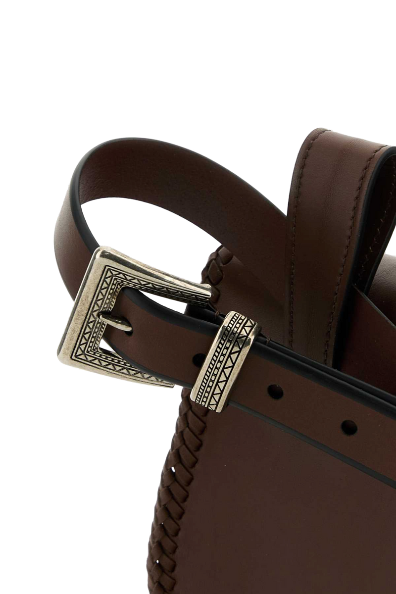 Prada Miniborse Crossbody Bag — Brown Vitello