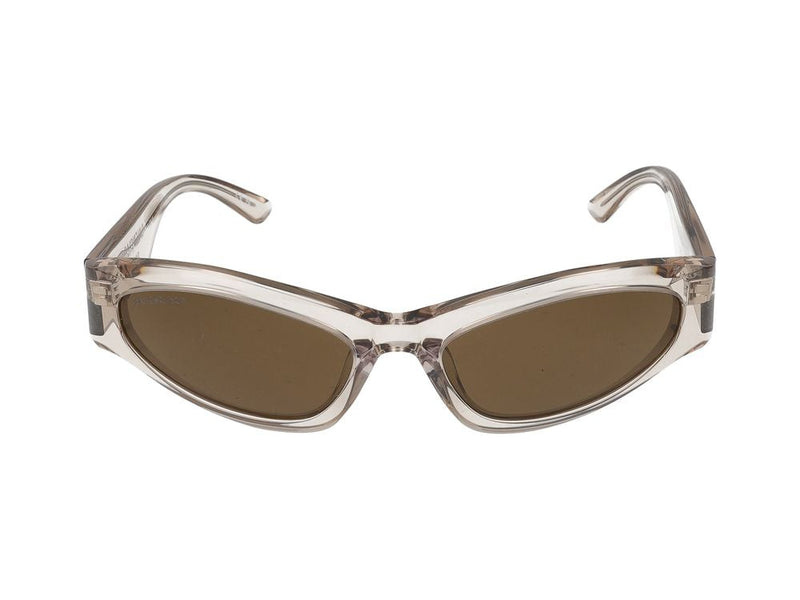 Balenciaga Bb0387s Acetate Cat-Eye Sunglasses — Beige