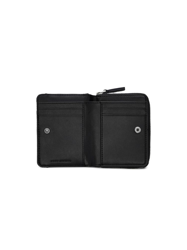 Marc Jacobs Checkered Cotton Wallet — Blue