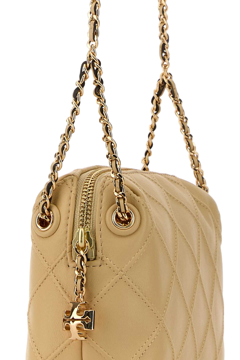 Tory Burch Camera Crossbody Bag — Beige