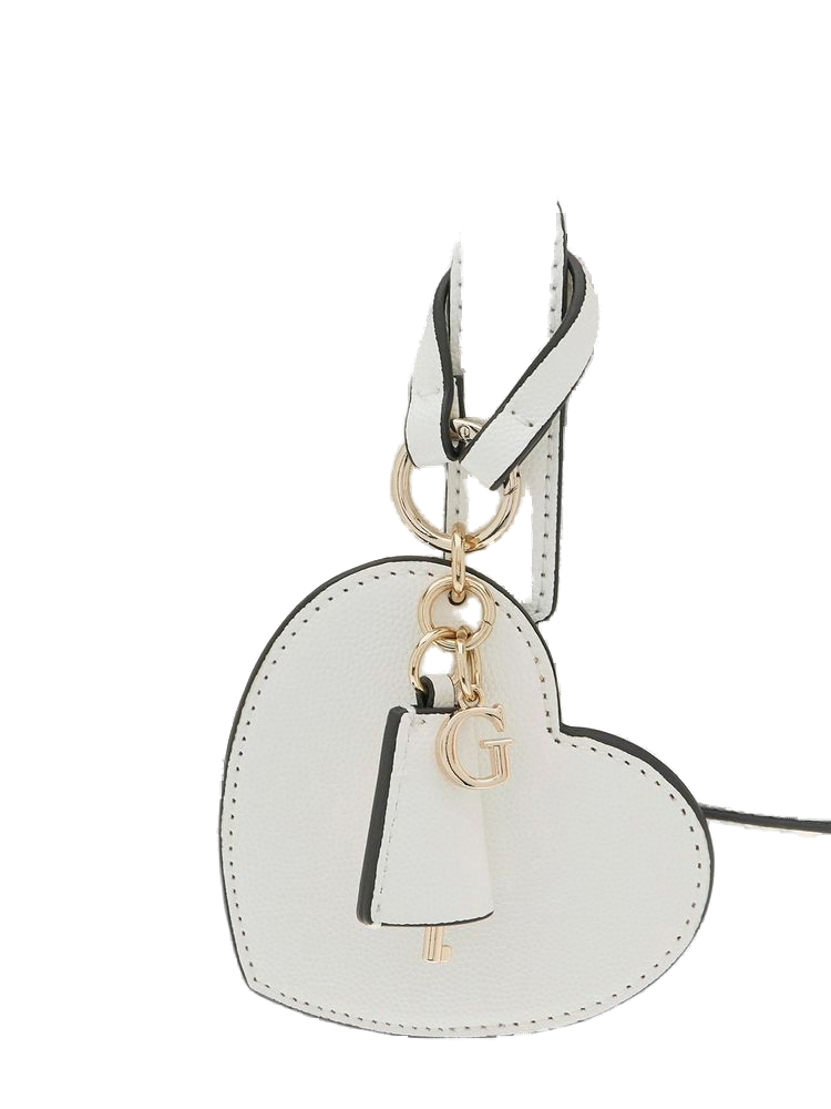 Guess Shoulder Bag — White Polyurethane