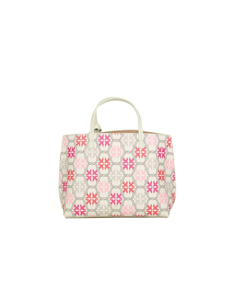 Pinko Carrie Shoulder Bag — Multicolor Genuine Leather