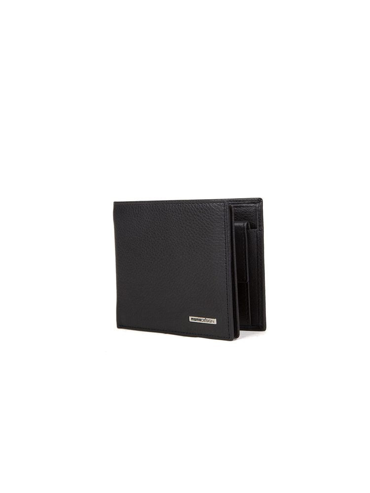 Momo Design Genuine Leather Wallet — Black