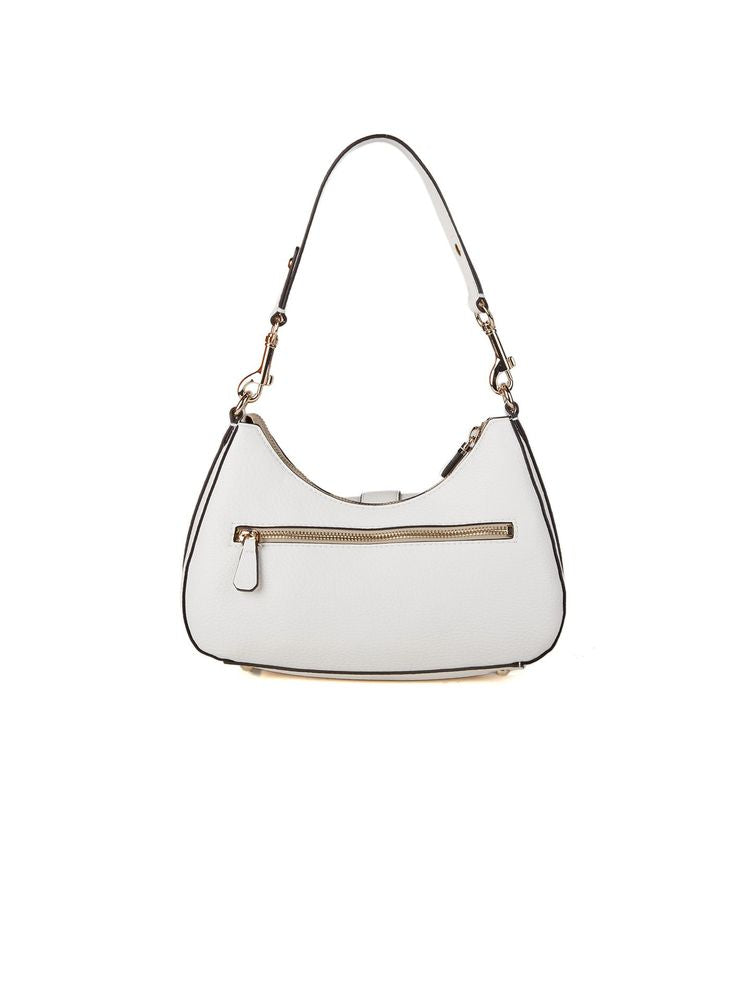 Guess Shoulder Bag — White Polyurethane