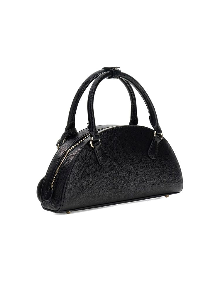 Guess Isobel Dome Shoulder Bag — Black Polyurethane