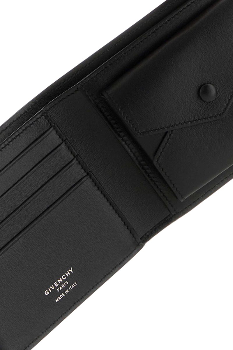 Givenchy Leather Wallet — Black Exterior