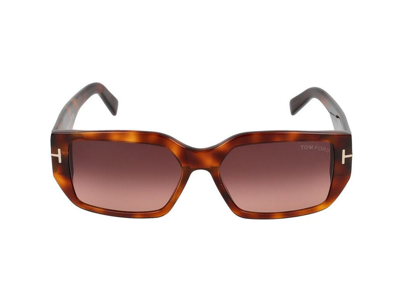Tom Ford Ft0989 Tortoiseshell Injected Acetate Sunglasses — Brown